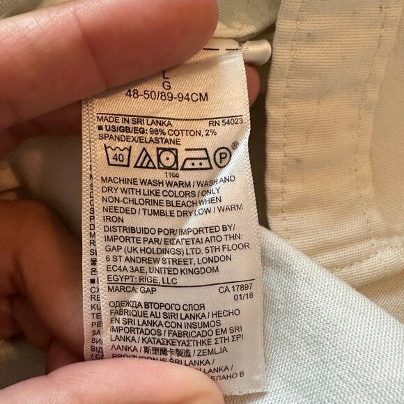 GAP Mermaid Embroidered Button Down Shirt Size L Casual Indie Preppy Indie Luxe - Picture 9 of 9